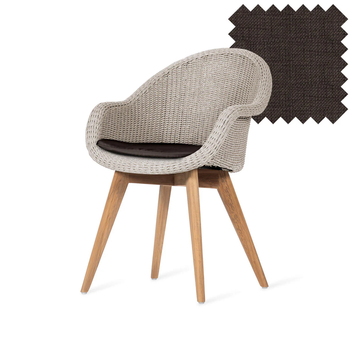 Remi Dining Chairs with Teak Legs - Image 9