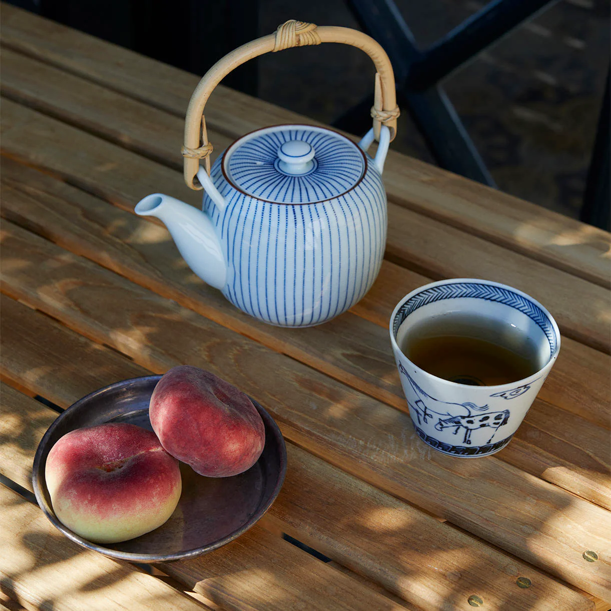 Selandia Folding Round Teak Table - Image 4
