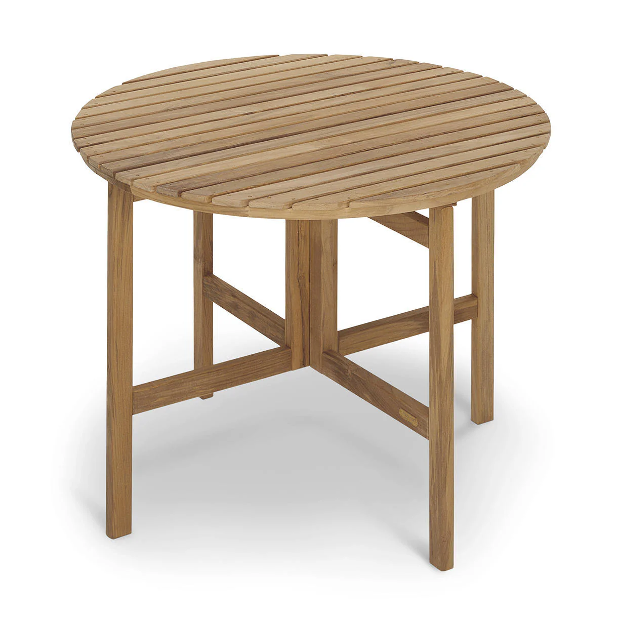 Selandia Folding Round Teak Table - Image 5
