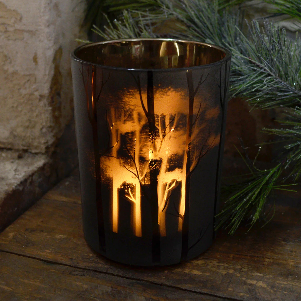 Set of 3 Autumn Glass Votives - Image 5