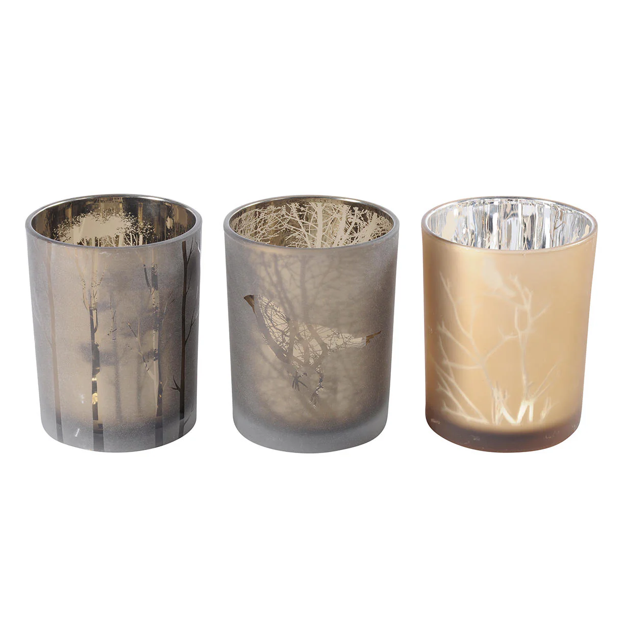Set of 3 Autumn Glass Votives - Image 6
