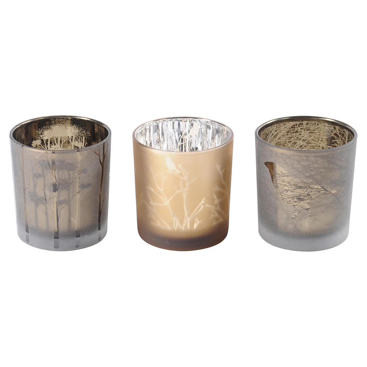 Set of 3 Autumn Glass Votives - Image 7