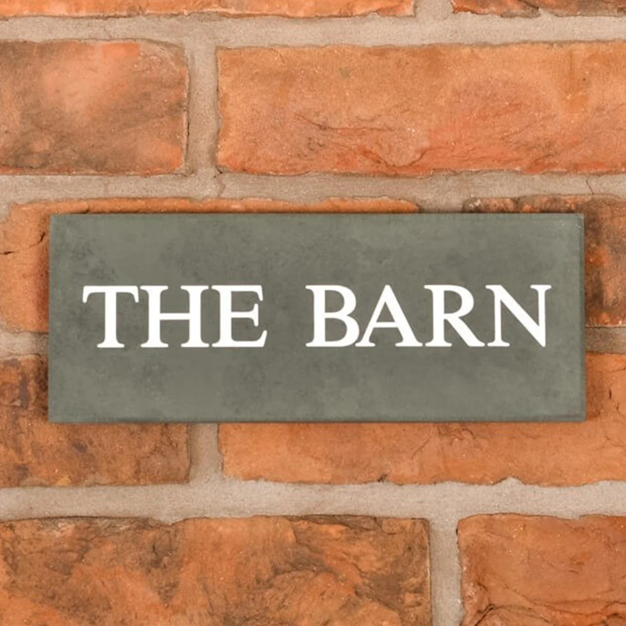 Smooth Slate One Line House Signs - Image 3