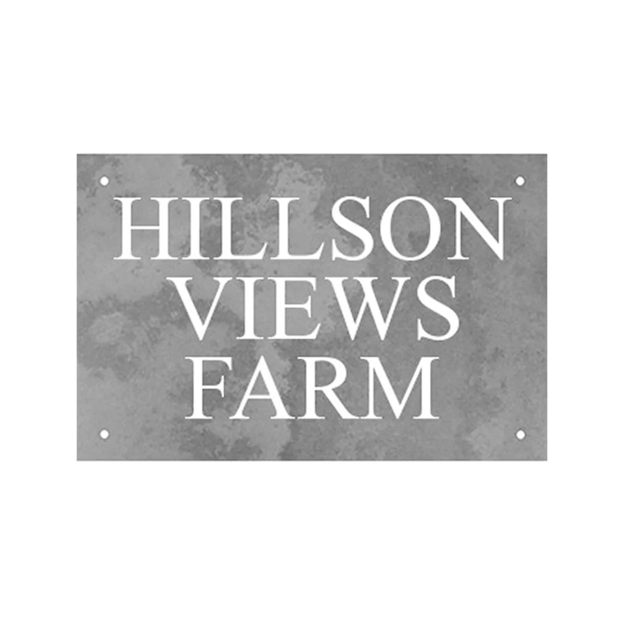 Smooth Slate Three Line House Signs - Image 8