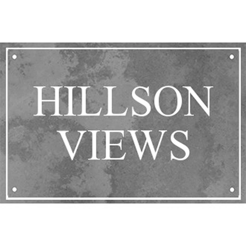 Smooth Slate Two Line House Signs - Image 10