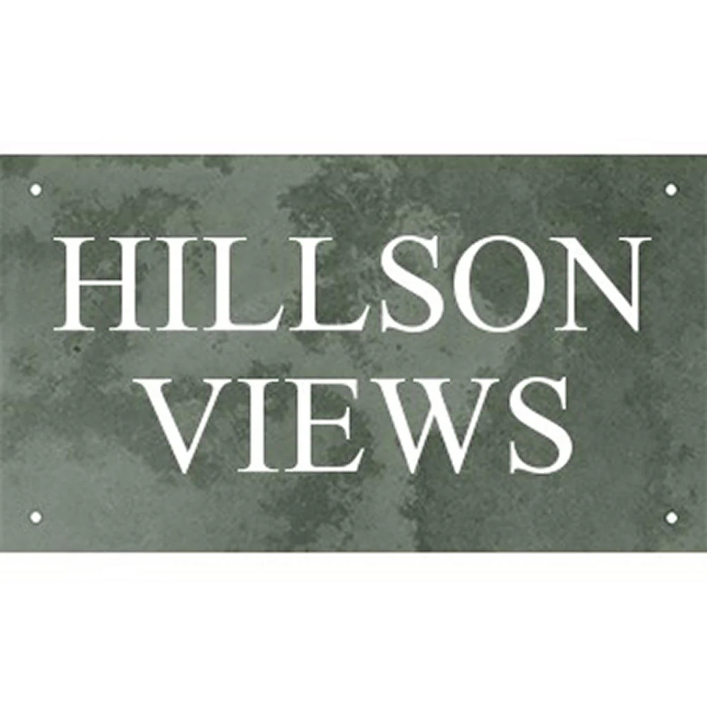 Smooth Slate Two Line House Signs - Image 13