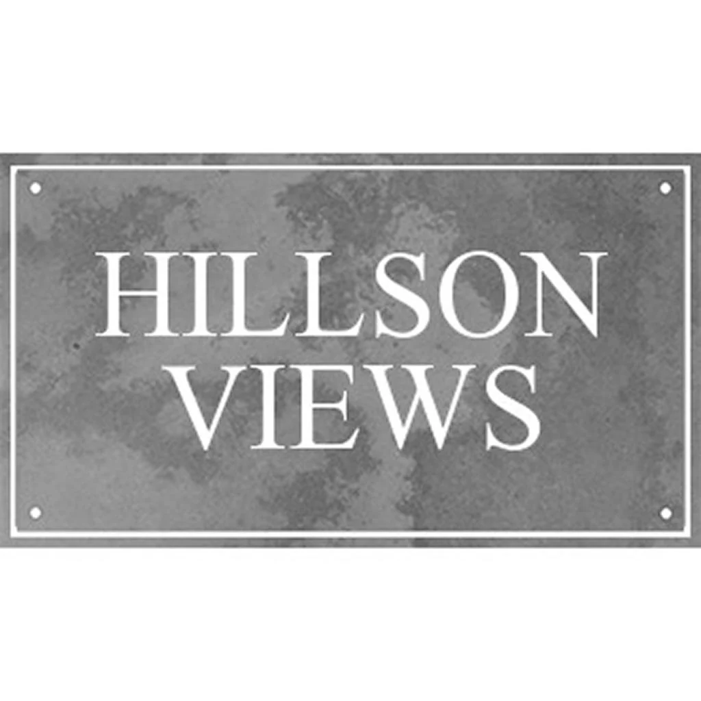 Smooth Slate Two Line House Signs - Image 14