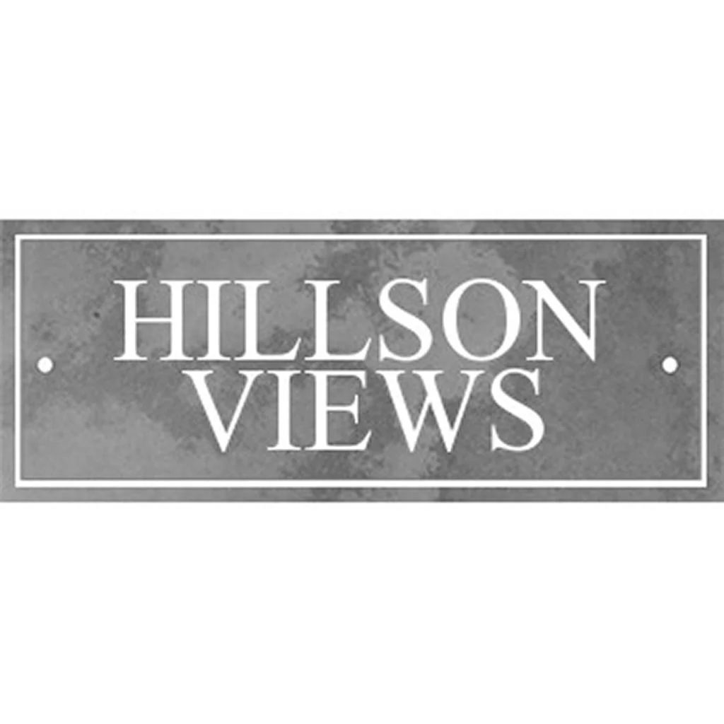 Smooth Slate Two Line House Signs - Image 6