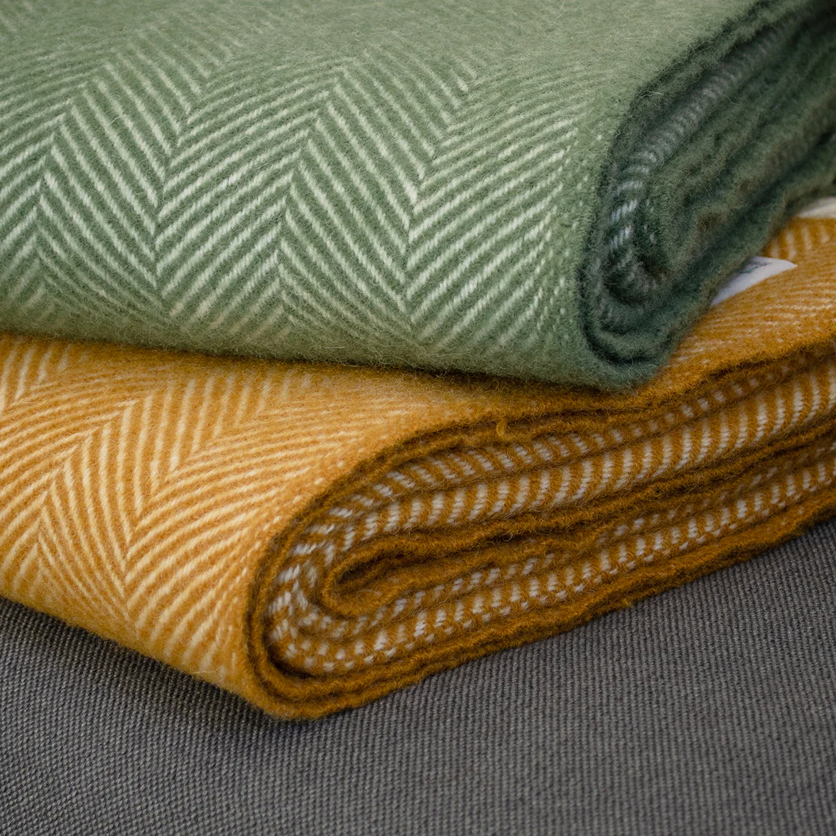 Soft Wool Fishbone Pattern Throws - Image 3
