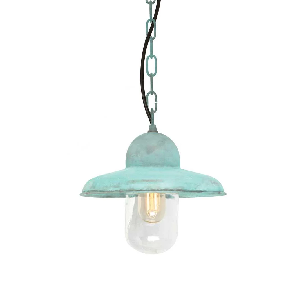 Somerton Brass Outdoor Hanging Lanterns - Image 2