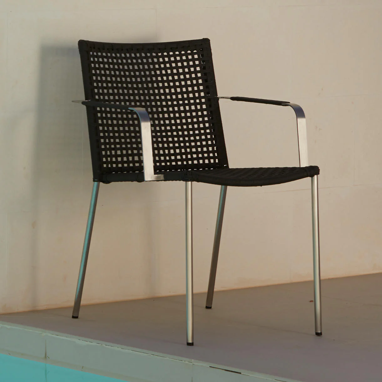 Straw Outdoor Dining Chair - Image 2