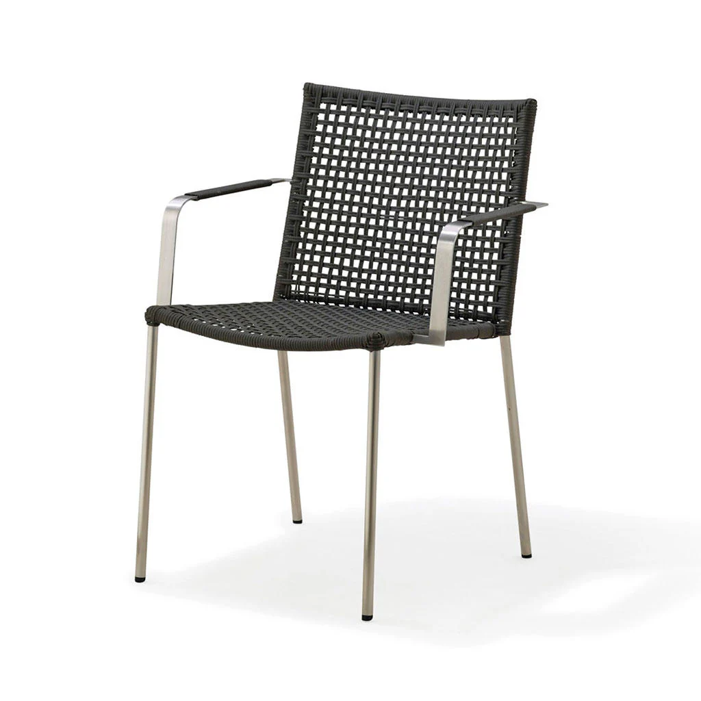 Straw Outdoor Dining Chair - Image 6