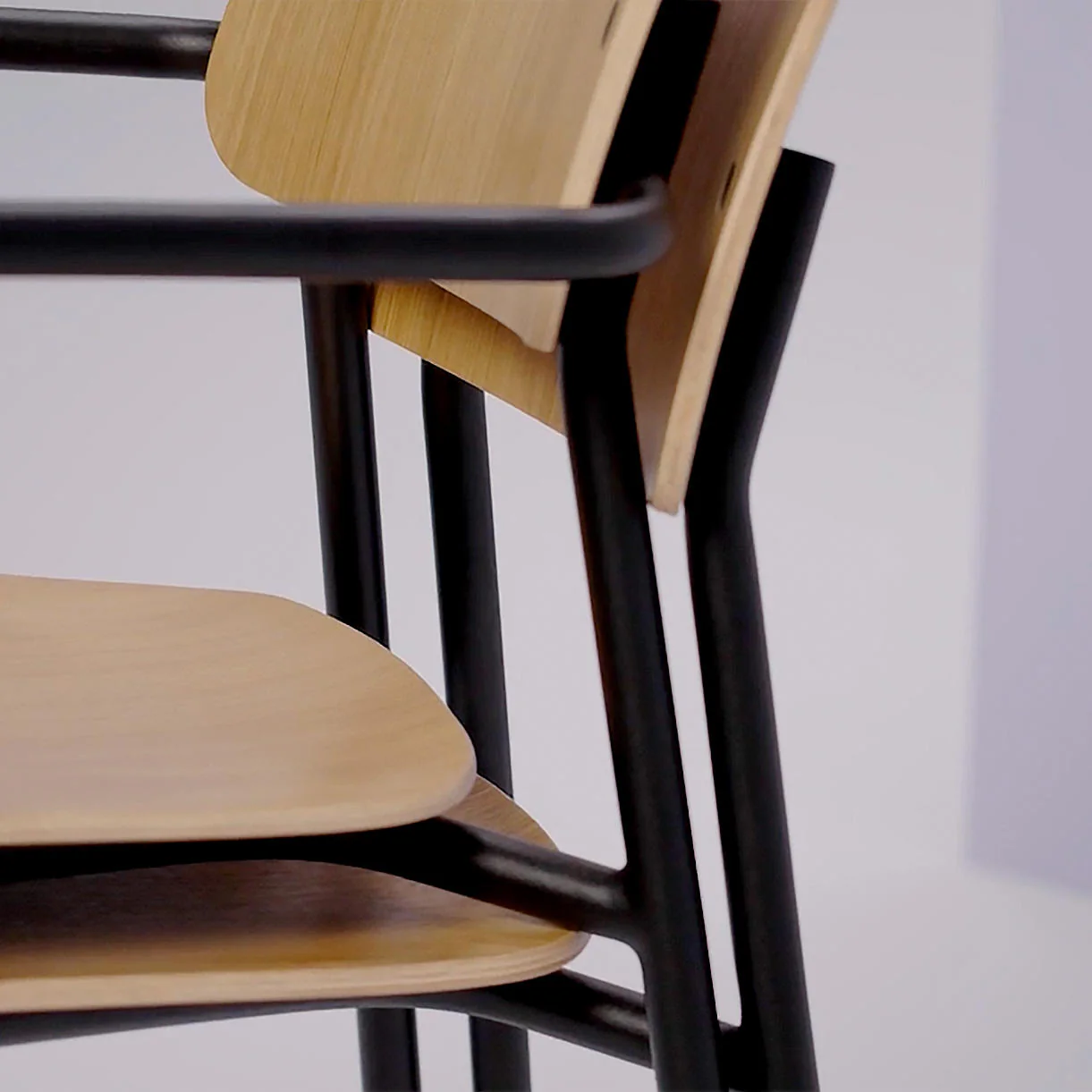 Studie Oak Indoor Armchair - Image 4