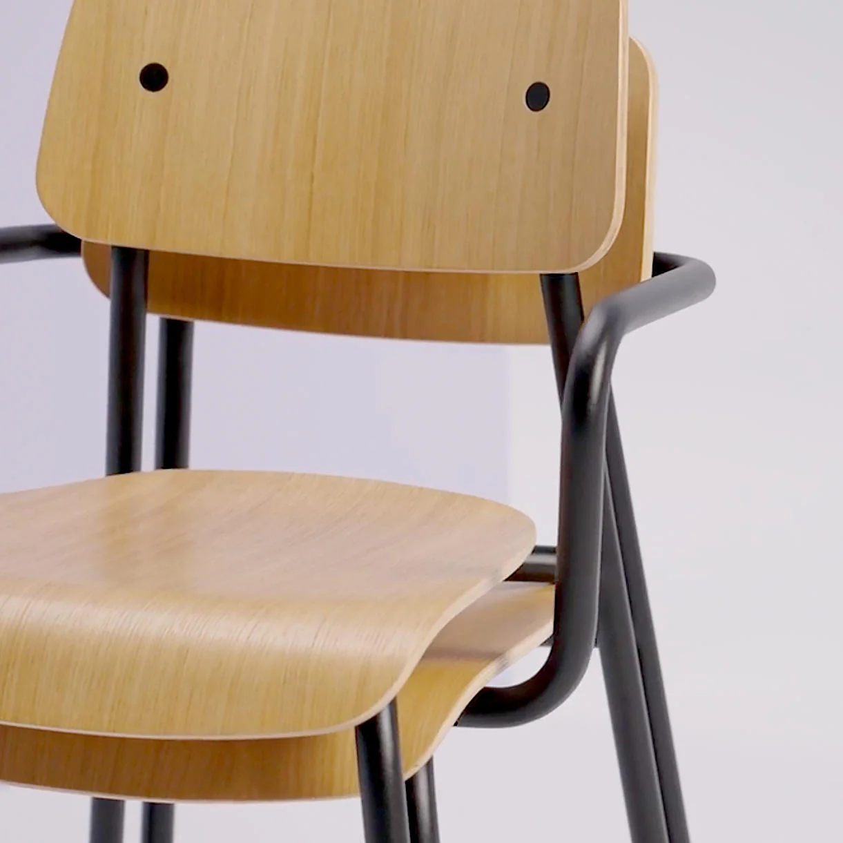 Studie Oak Indoor Chair - Image 4