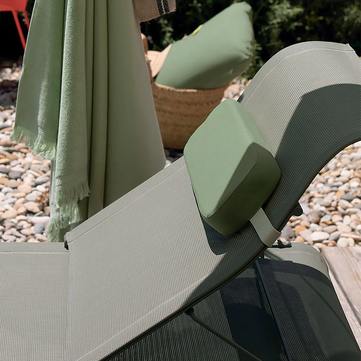 Sunlounger Headrest Cushion - Image 2