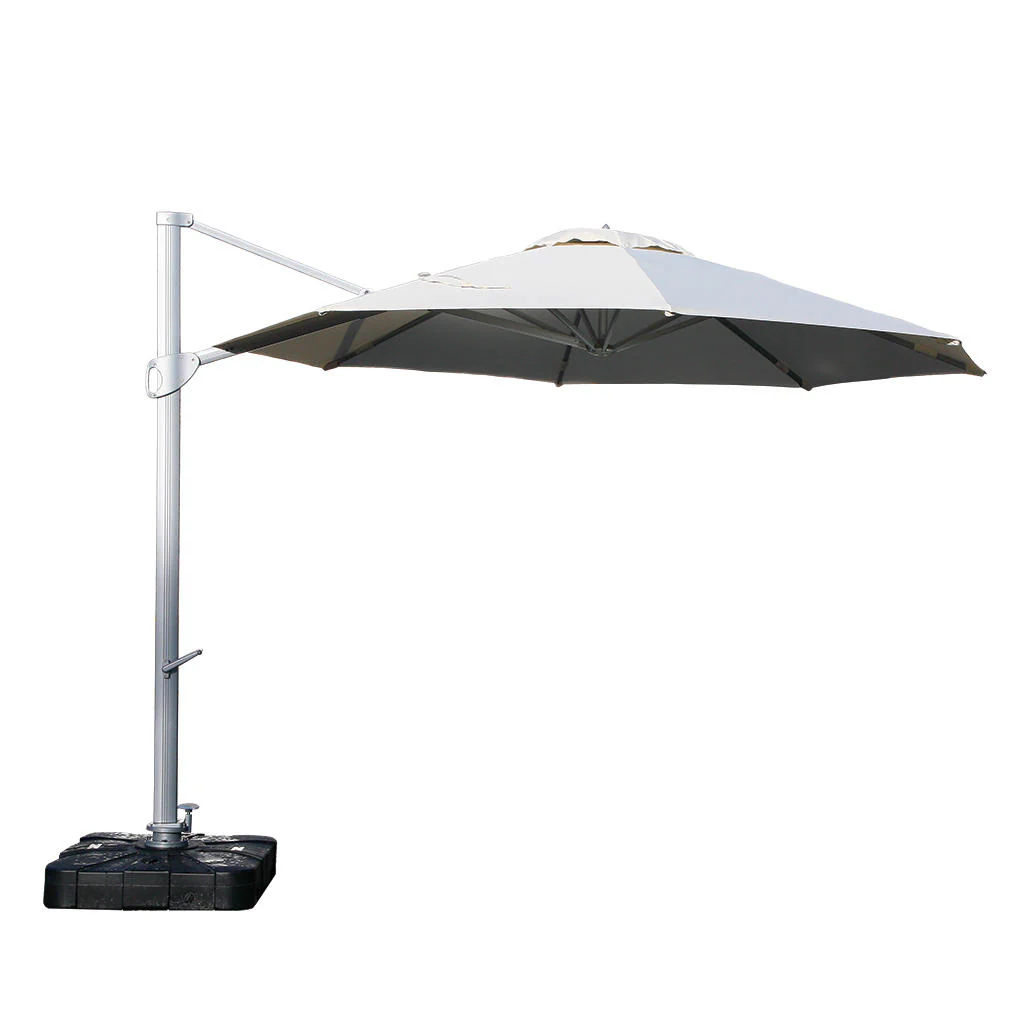 Sunrise Round Cantilever Parasol with LED Lights - Image 5