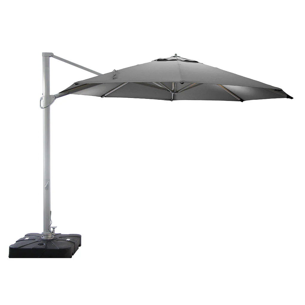 Sunrise Round Cantilever Parasol with LED Lights - Image 7