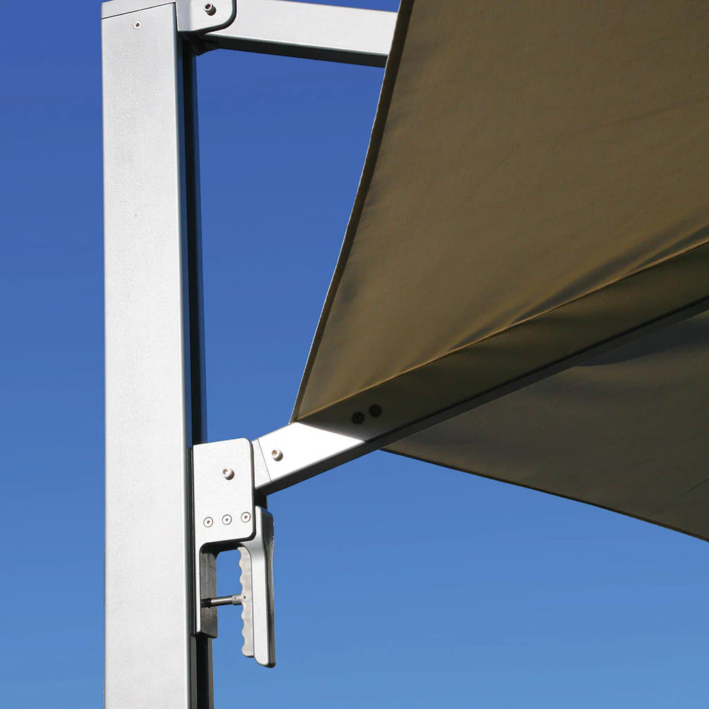 Sunset Rectangular Cantilever Parasol with LED Lights - Image 4