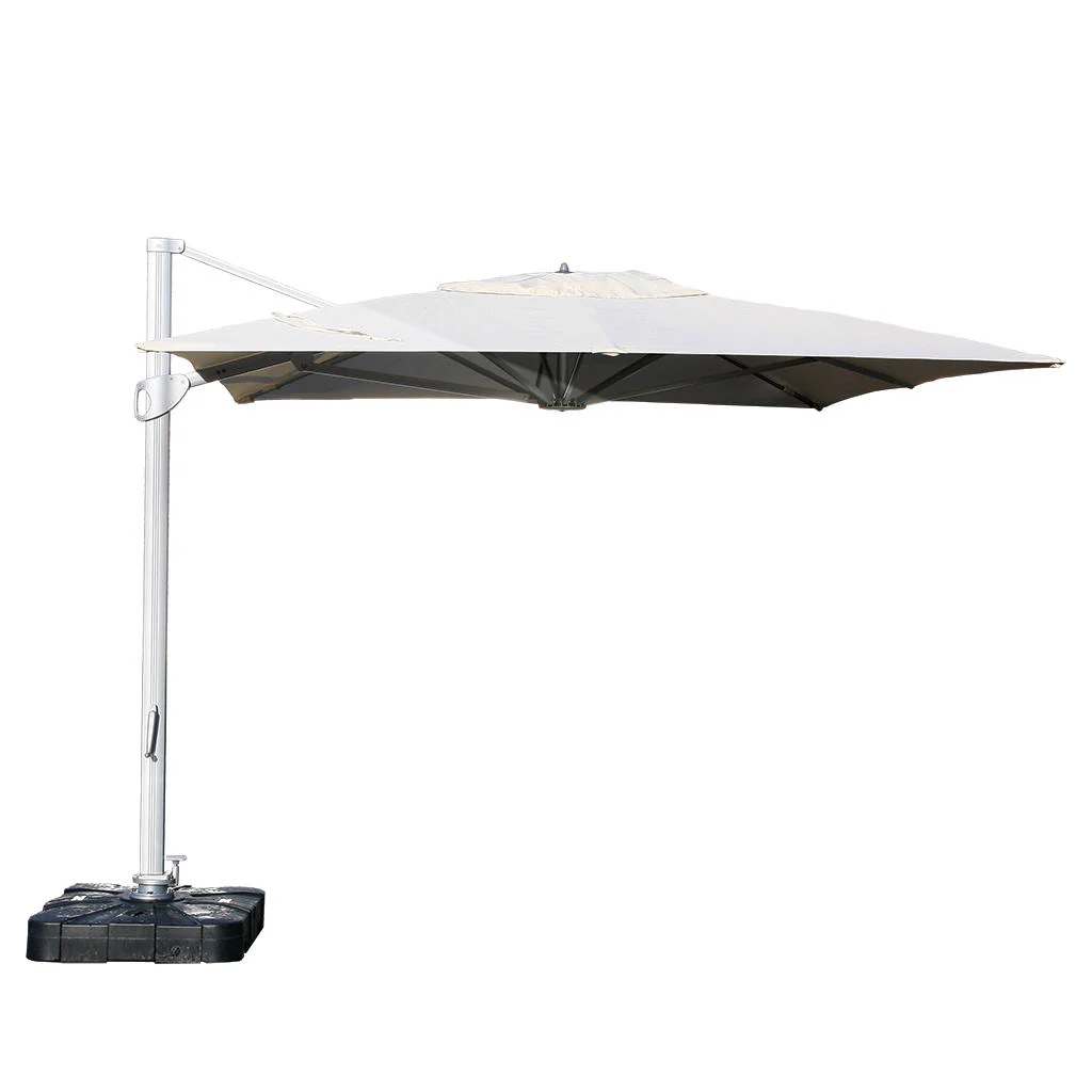 Sunset Rectangular Cantilever Parasol with LED Lights - Image 6