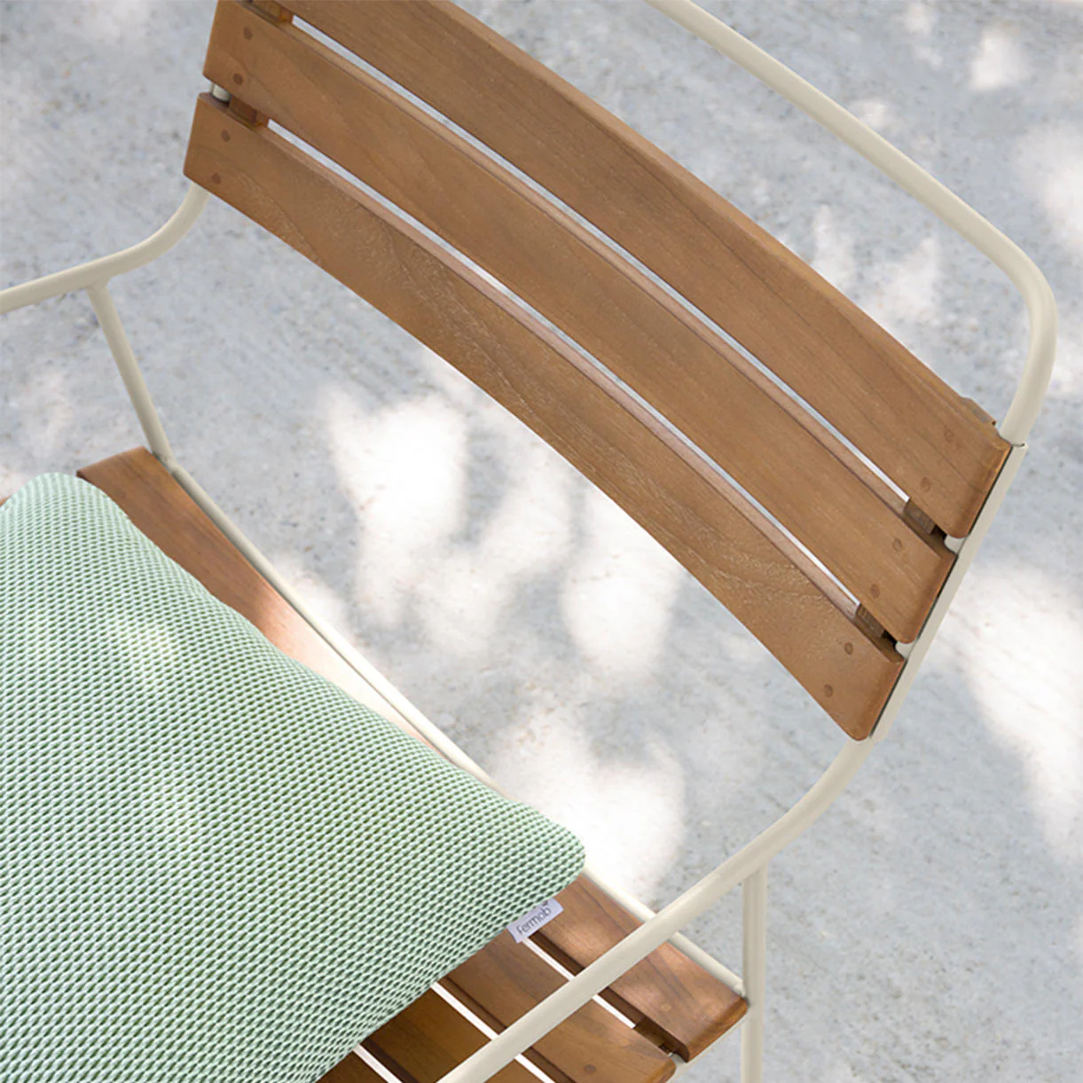 Surprising Teak Low Armchair - Image 5