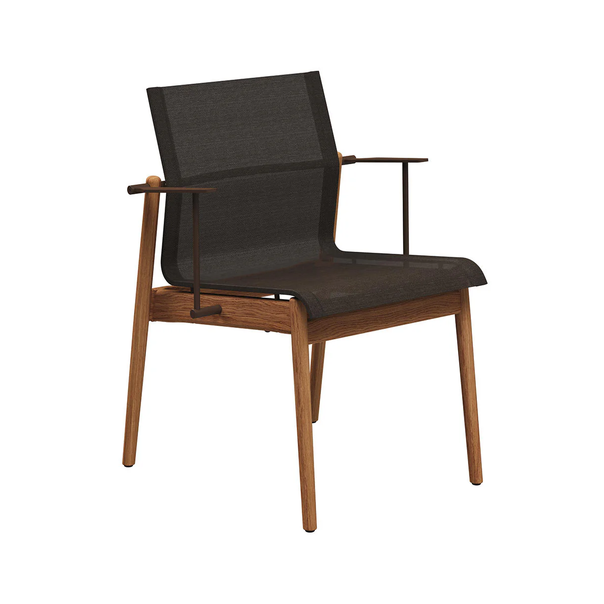 Sway Teak Stacking Chairs with Arms - Image 6