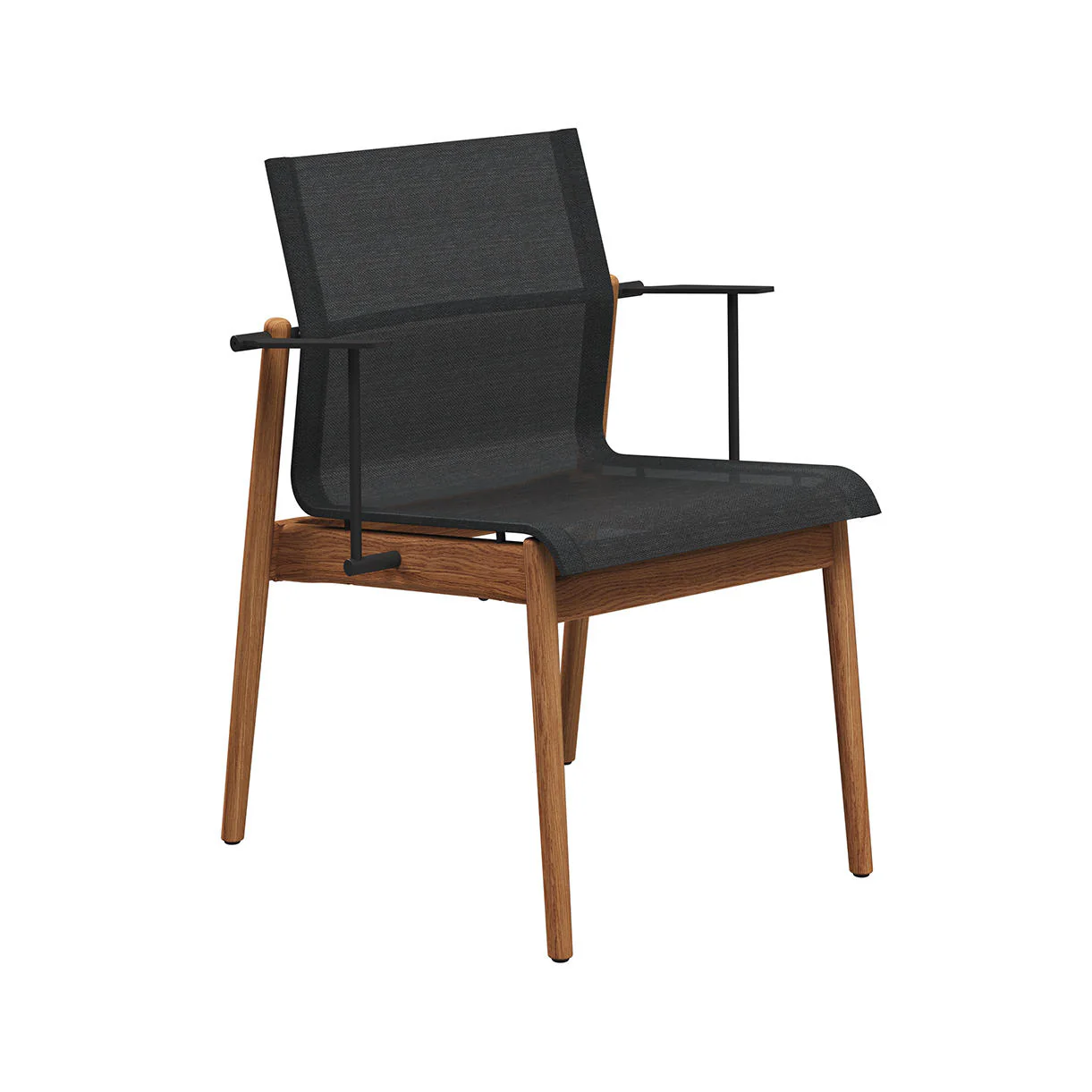 Sway Teak Stacking Chairs with Arms - Image 7