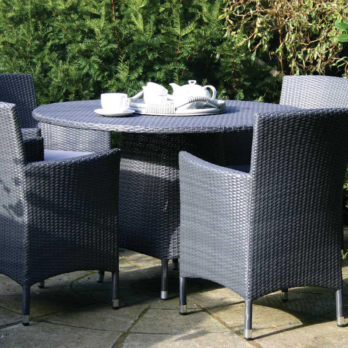Tarn Round Outdoor Patio Tables - Image 3