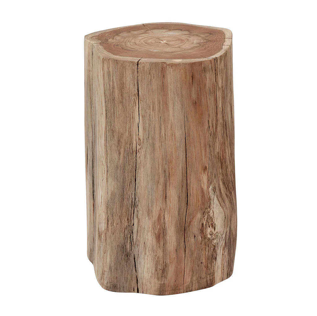 Teak Log Stool - Image 4
