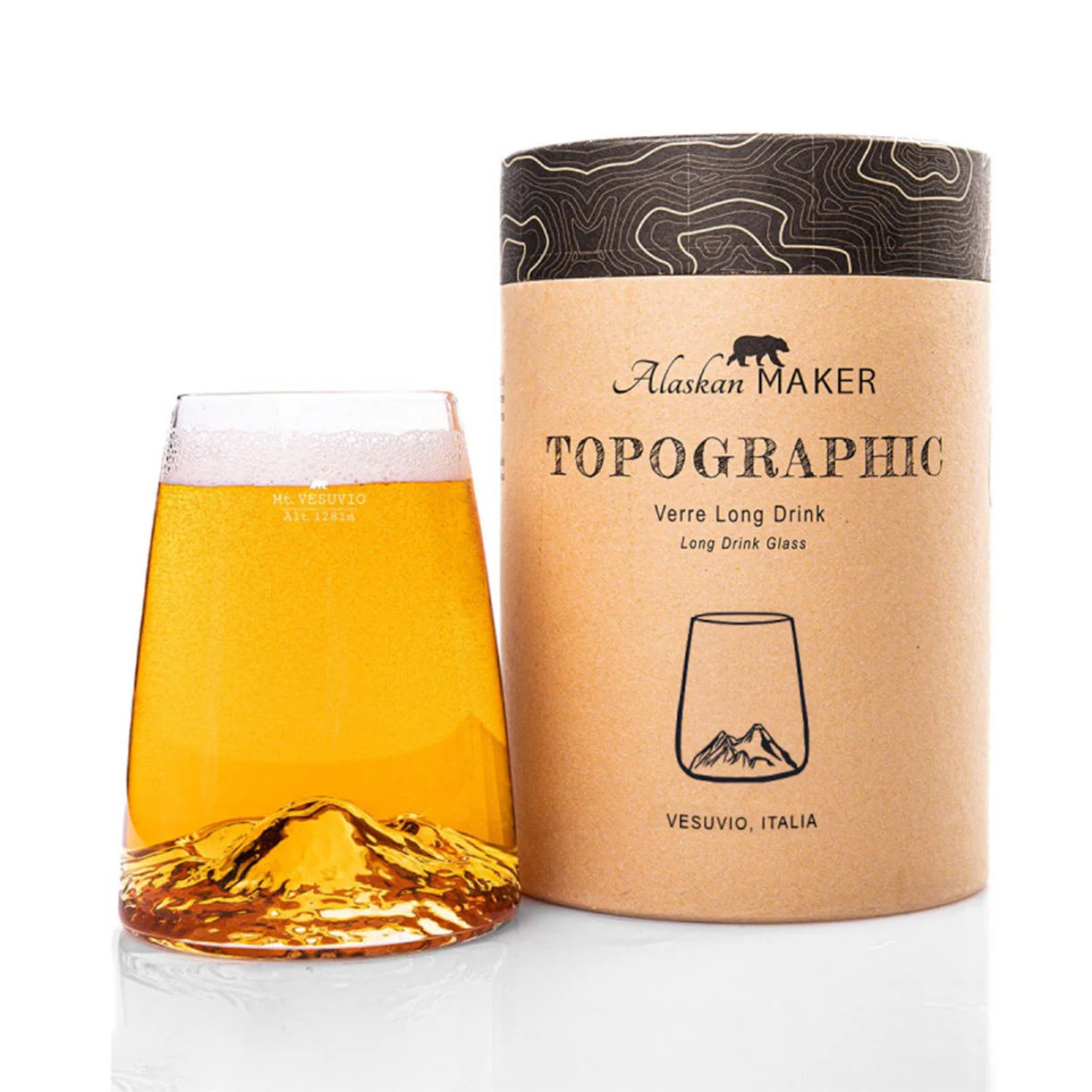 Topographic Mountain Beer Tumbler - Image 10
