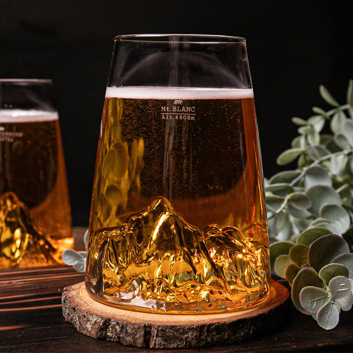 Topographic Mountain Beer Tumbler - Image 3