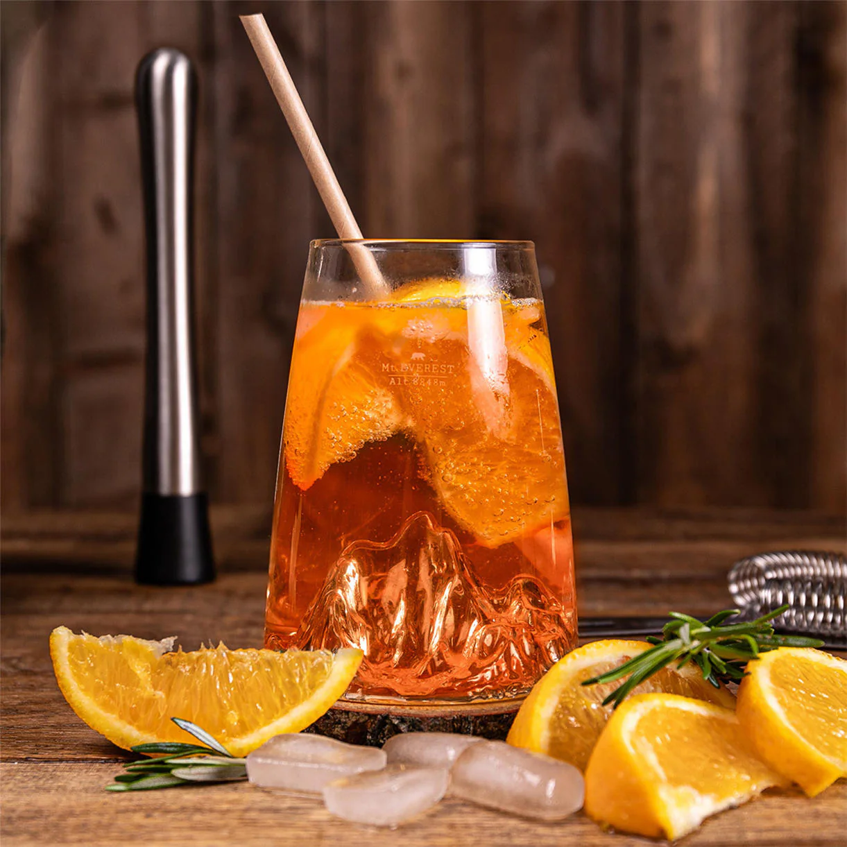 Topographic Mountain Beer Tumbler - Image 5