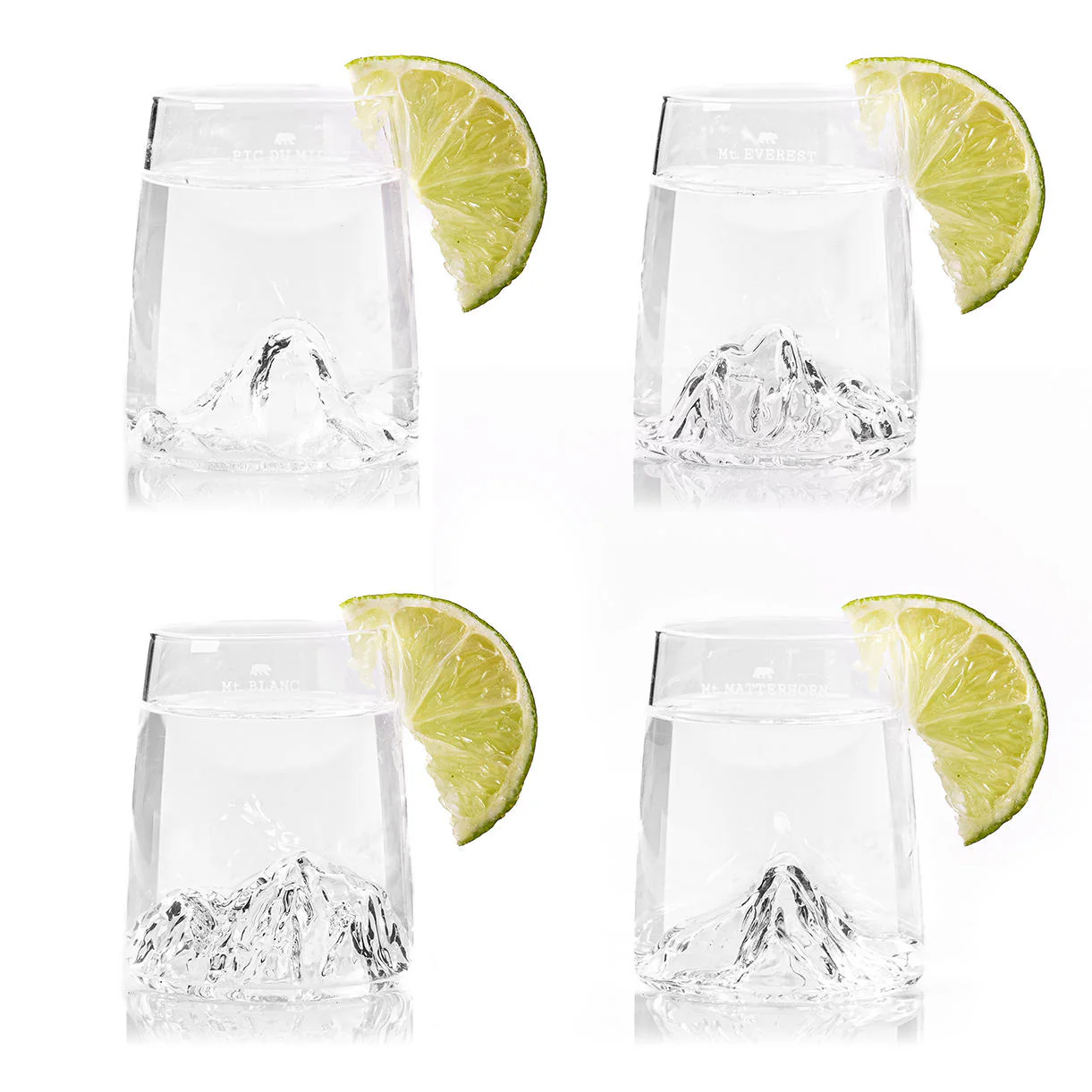 Topographic Mountain Shot Glasses Set of 4 - Image 4
