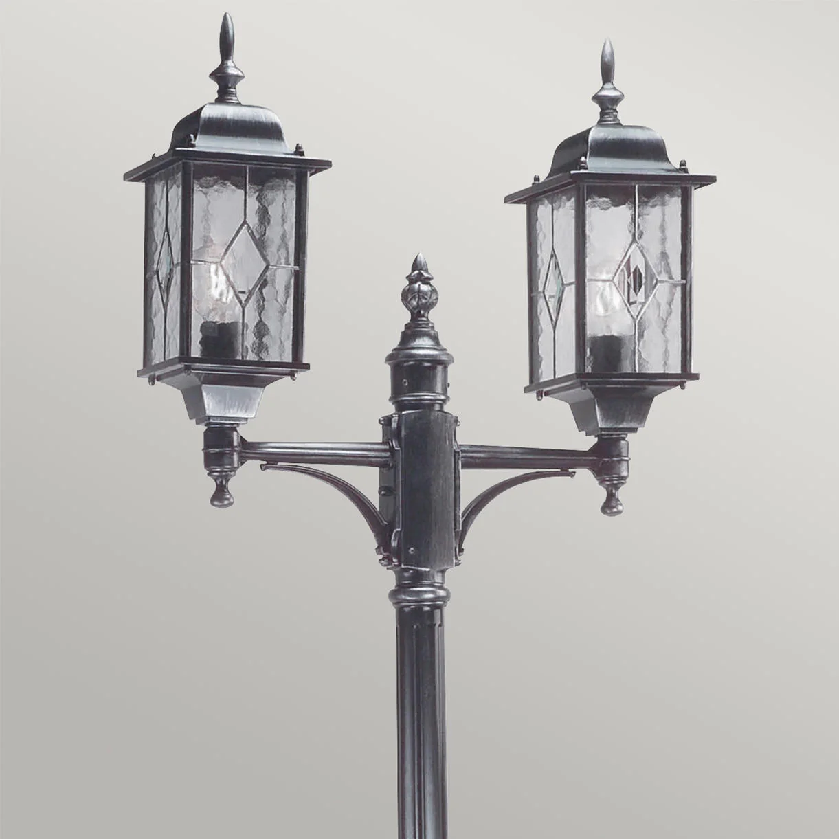Wexford Outdoor Twin Post Lantern - Image 2