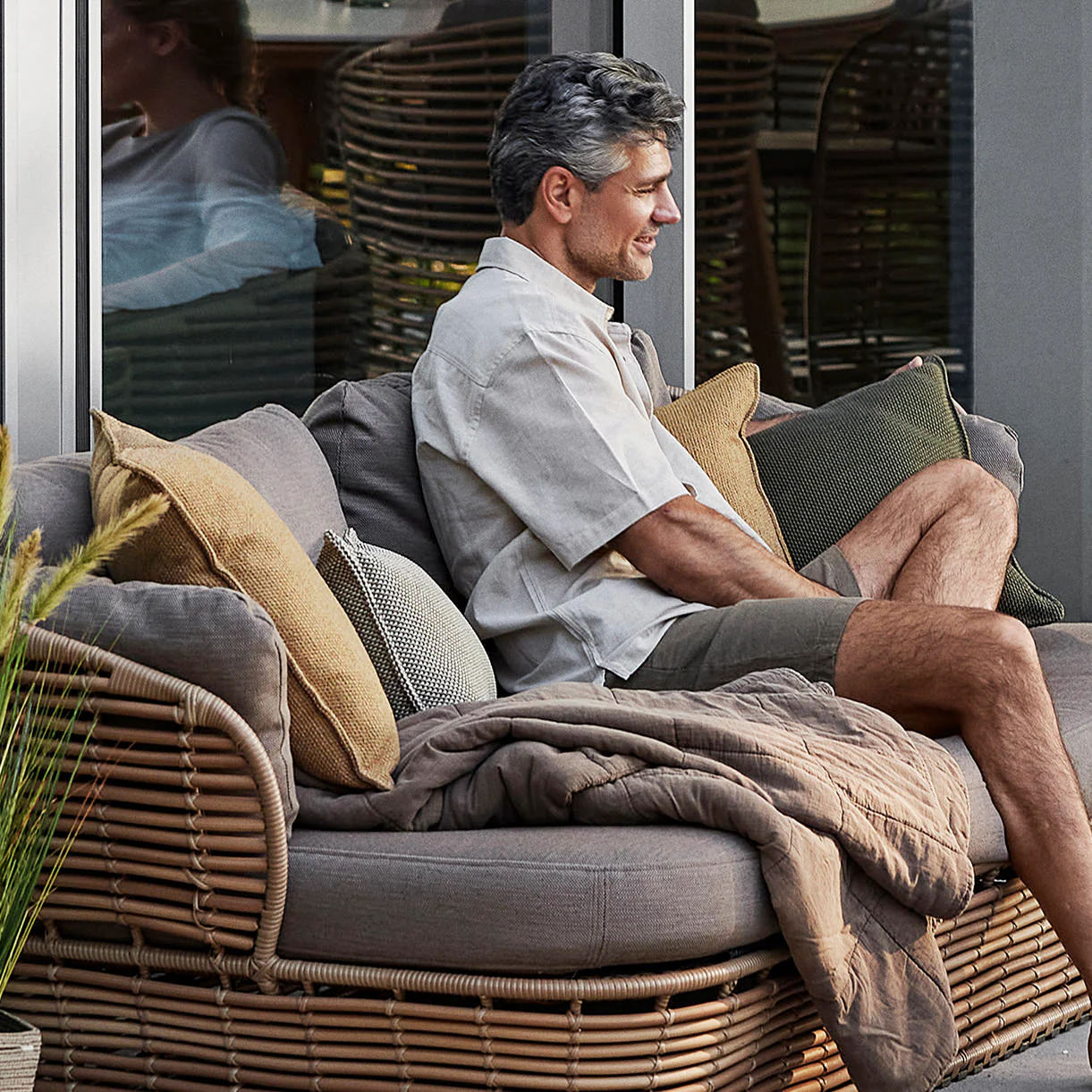 Wove Square Scatter Cushion - Image 5